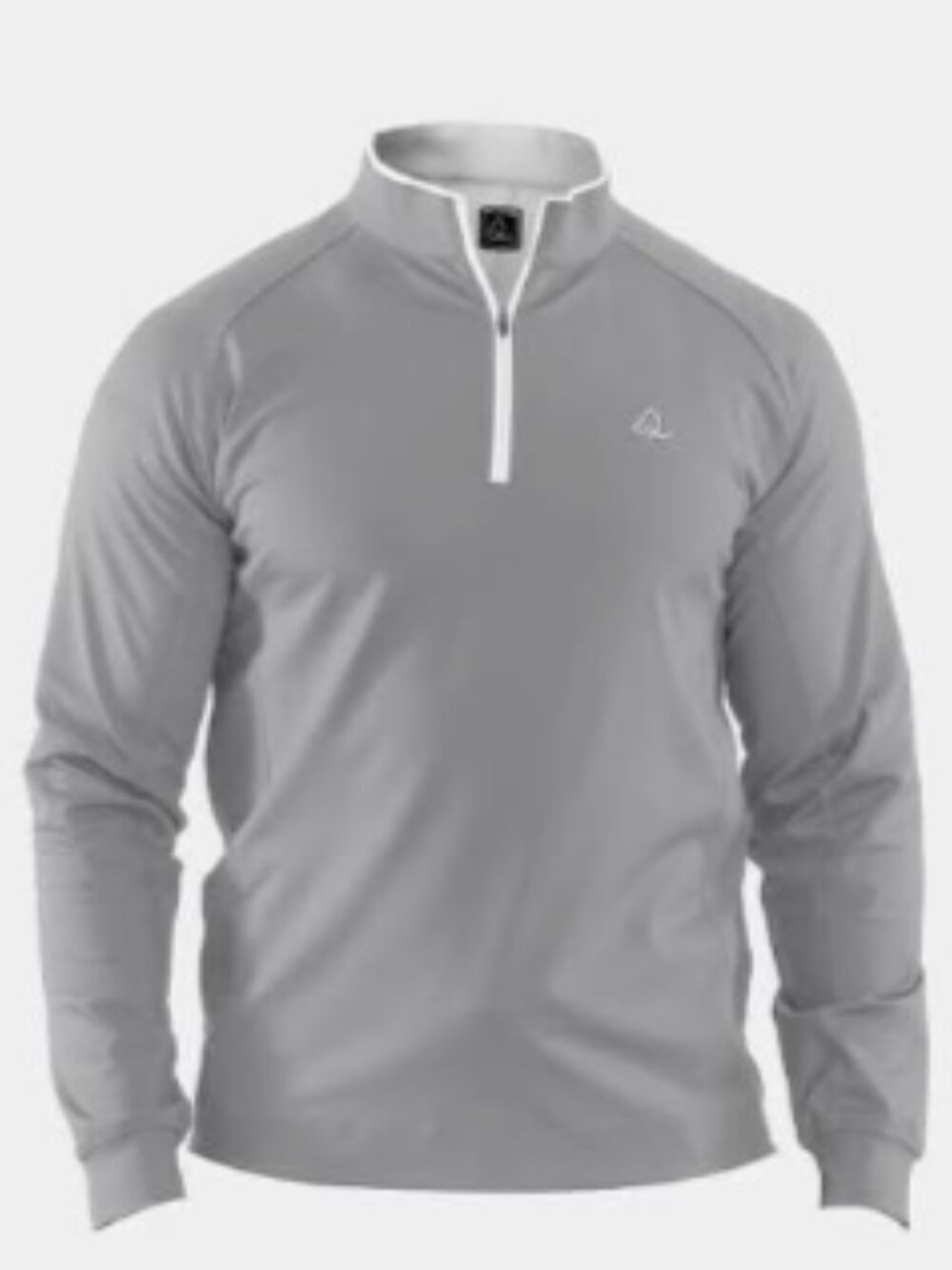 Deolax Golf Quarter Zip Pullover Long Sleeve Workout Top Men's Gray Sz XL